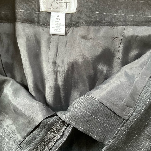 Ann Taylor Loft Pin Stripe Pant - Picture 4 of 5